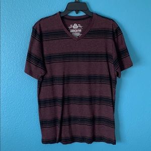 American Rag striped V-Neck shirt